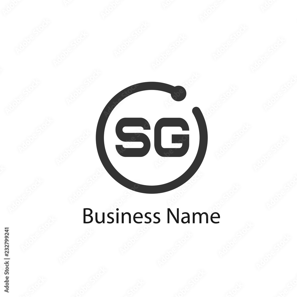 Initial Letter SG Logo template design Initial Letter SG Logo template design
