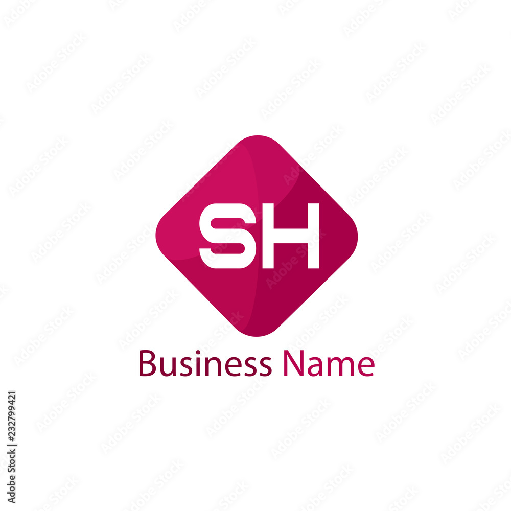 Initial Letter SH Logo template design Initial Letter SH Logo template design