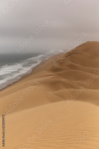 Dunes in Sanwich Arbour area, Swakpomund, Namibia, Africa photo