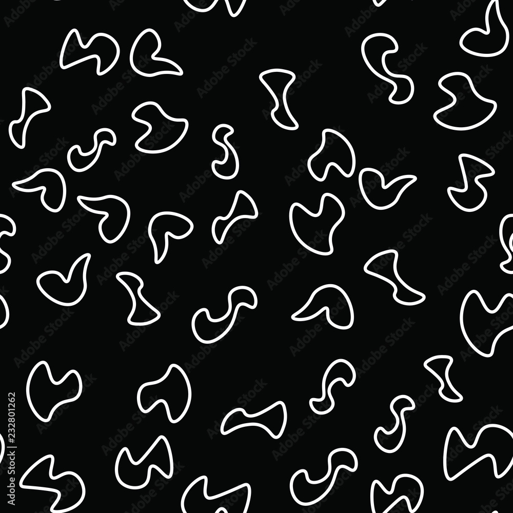 Abstract Seamless Vector EPS 10 Pattern. Different Geometric Objects Abstract Seamless Vector EPS 10 Pattern. Different Geometric Objects