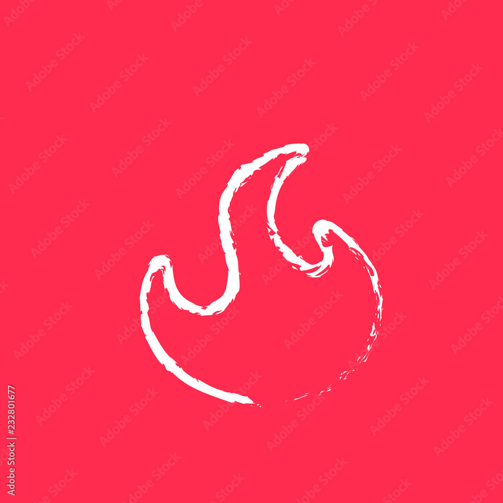 Flame or Fire icon design. vector illustration Flame or Fire icon design. vector illustration