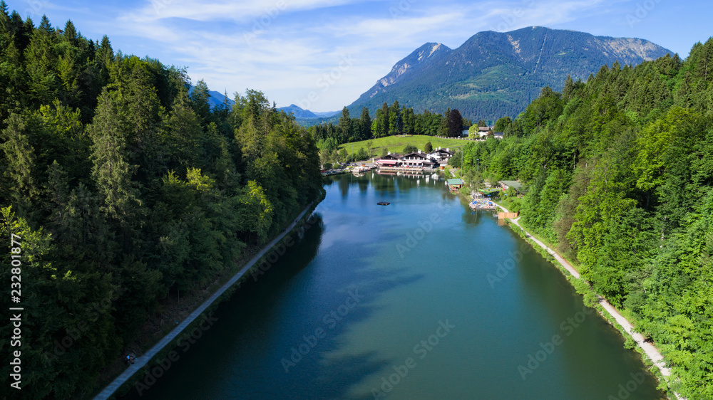 Obraz premium Majestic Lakes - Riessersee