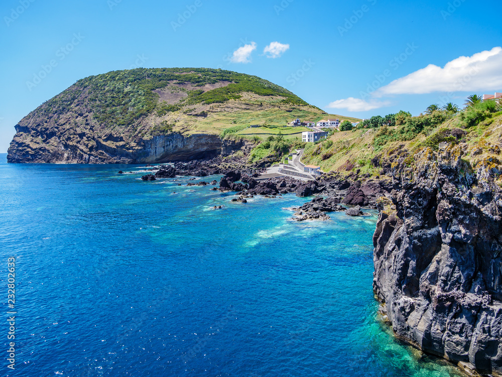 Image of cliff and landscape at the atlantic ocean