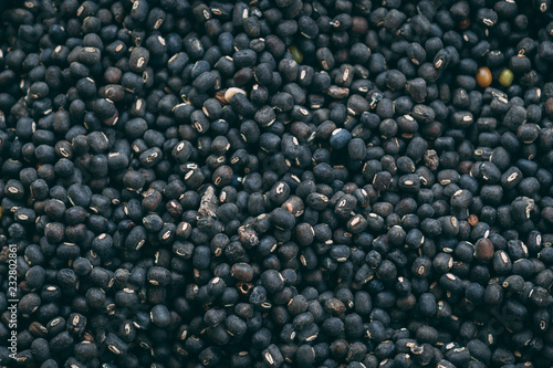 Background of black peppercorns