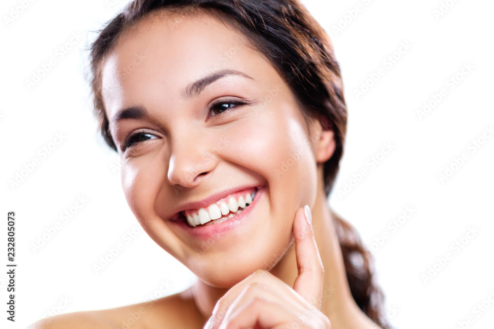 Young woman with smooth skin. Young woman with smooth skin.