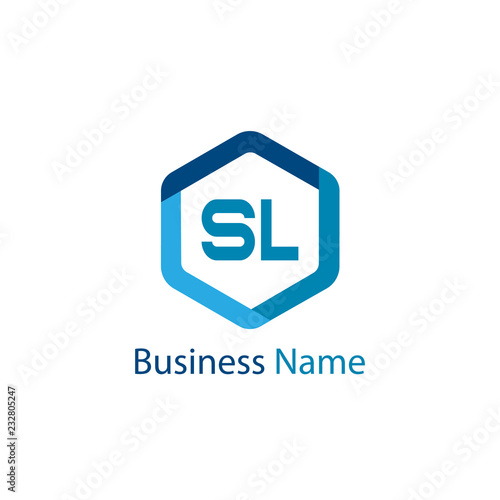 Free Download Initial Letter SL Logo template design - GFXLoad