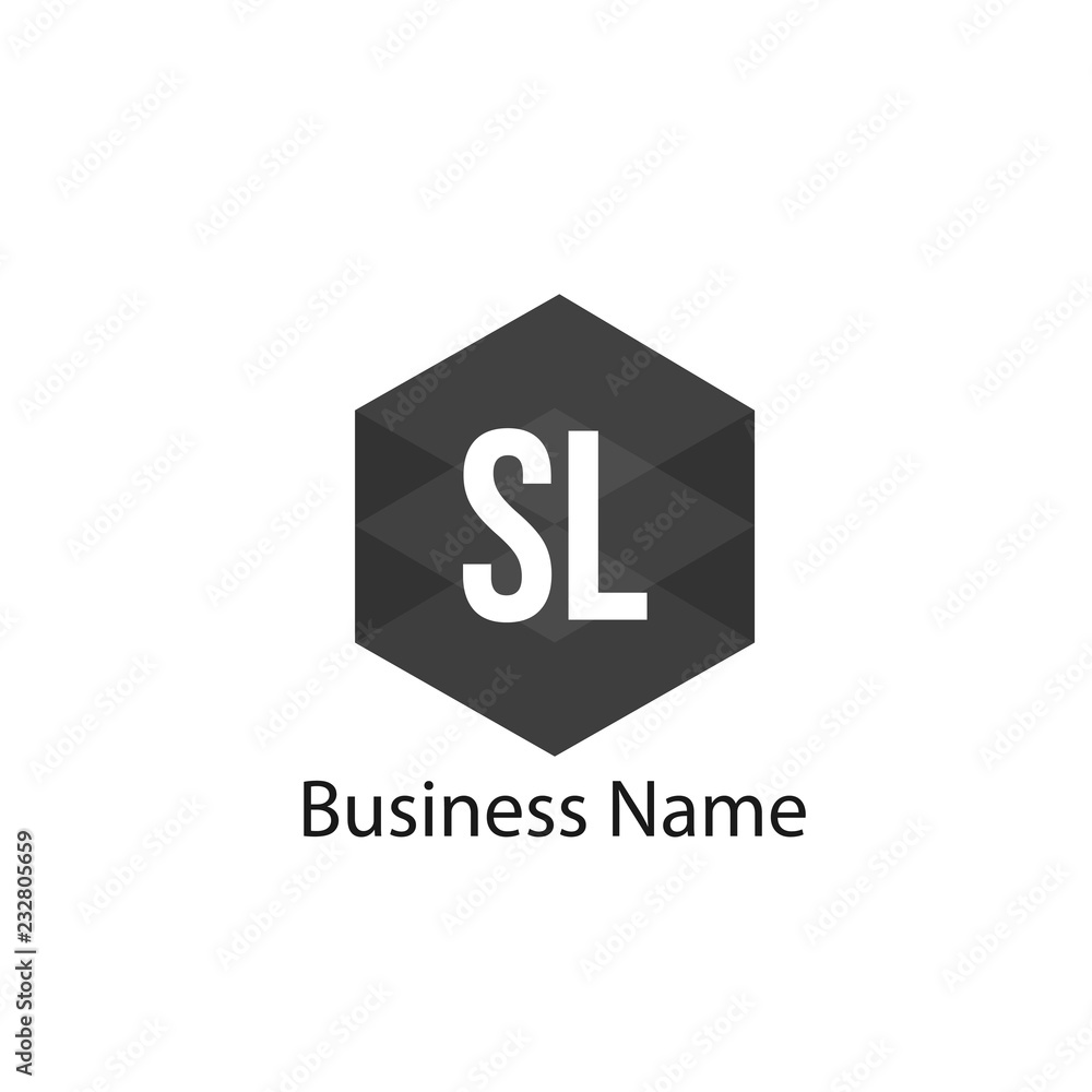 Initial Letter SL Logo template design Initial Letter SL Logo template design