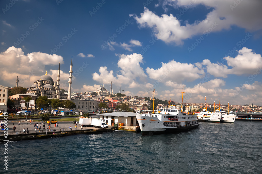 Passenger ships in istanbul