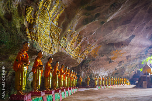 Sadan Sin Min cave. Hpa-An, Myanmar (Burma) photo