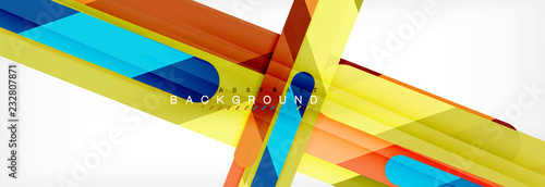 Abstract colorful lines, modern geometric background design