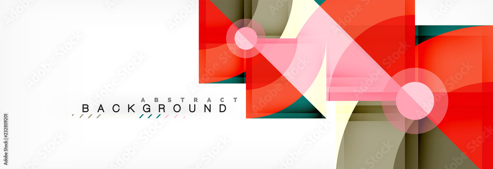 Modern geometric abstract background