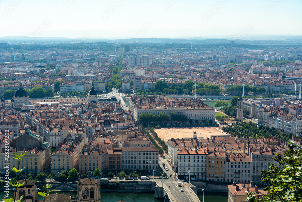Obraz premium Panorama of Lyon
