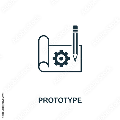 Prototype icon. Premium style design from startup icon collection. UI and UX. Pixel perfect Prototype icon for web design, apps, software, print usage.