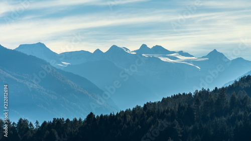 landscape with glacier fews © Marco