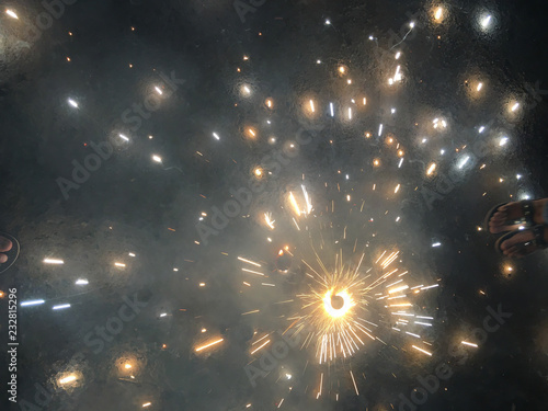 Fire Crackers during Diwali