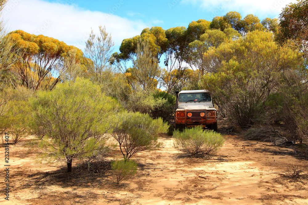 Driving in Australian outback Driving in Australian outback