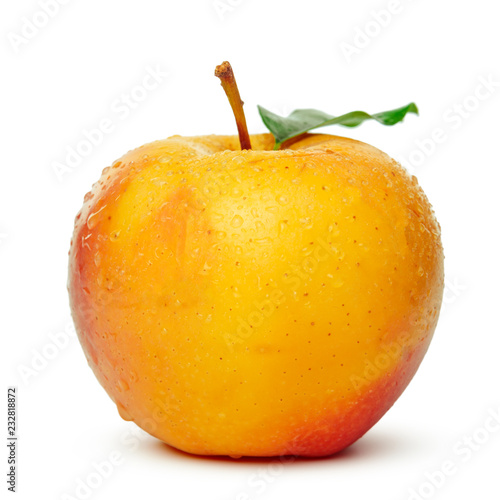 apples on a white background