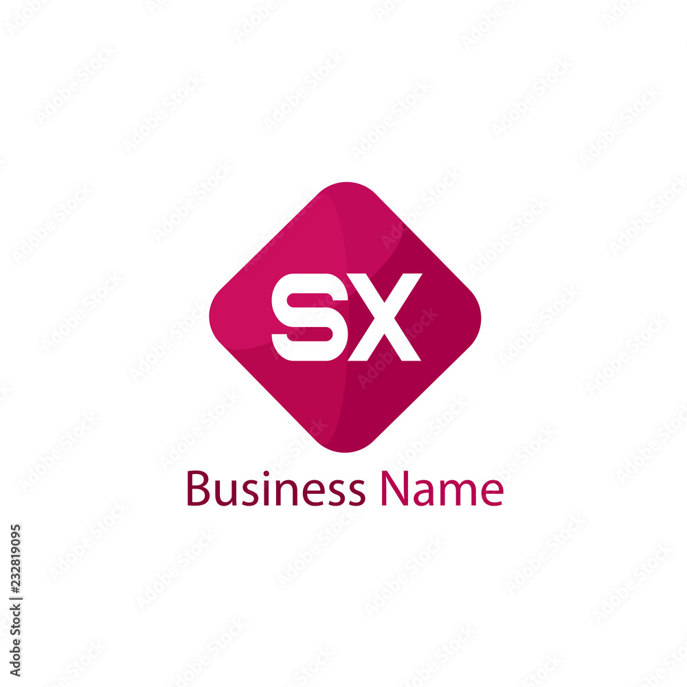 Initial Letter SX Logo template design Initial Letter SX Logo template design