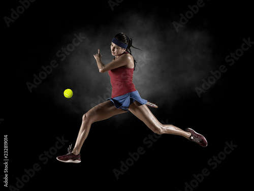 Female tennis player © Andrey Burmakin