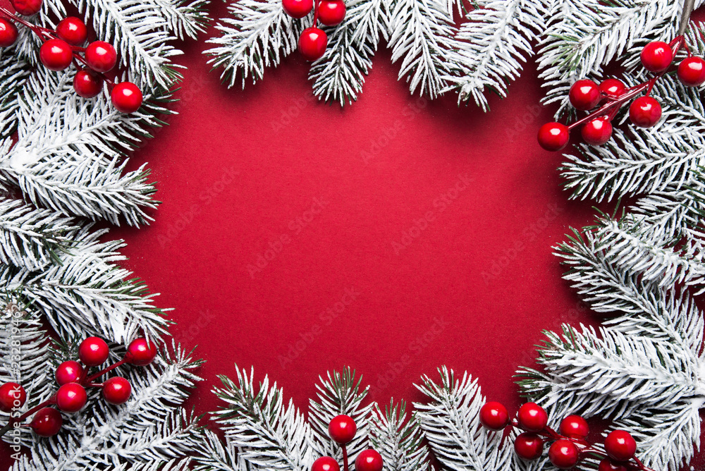 Merry Christmas and Happy Holidays greeting card, frame, banner. New Year. Winter holidays. Merry Christmas and Happy Holidays greeting card, frame, banner. New Year. Winter holidays.