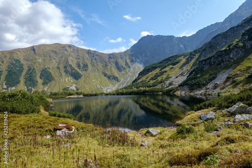 mountain lake in late summer in Slovakian Carpathian Tatra © Martins Vanags
