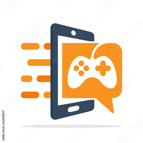 Vector illustration icon with the concept of accessing game tricks information via a mobile application