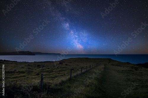 Vibrant Milky Way composite...