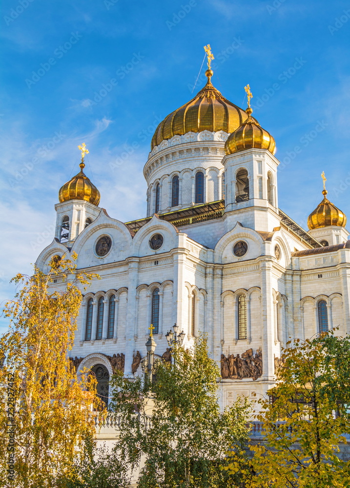 Autumn Moscow. Christ the Savior Cathedral