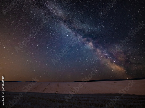 Vibrant Milky Way composite...