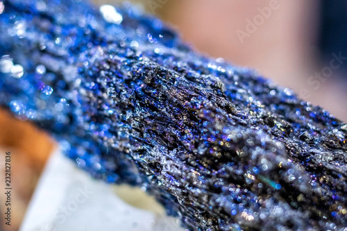 Canvas-taulu Rare Silicon Carbide Moissanite mineral stone isolated