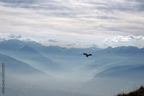 Aussicht vom Niederhorn, Berner Alpen, Schweiz  © Schlierner