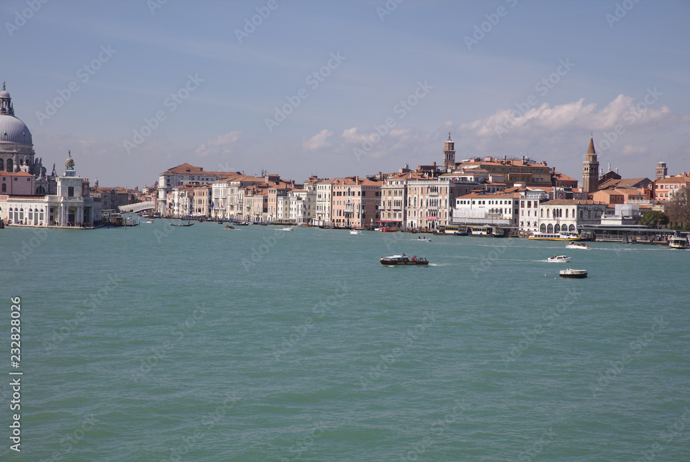 View from Venice car ferry into Canale Grande from Bacino San Marco 4244
