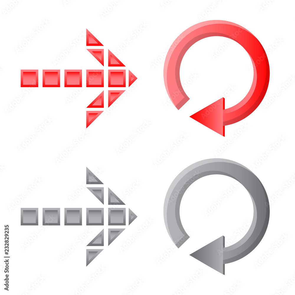 Isolated object of element and arrow icon. Set of element and direction vector icon for stock. Isolated object of element and arrow icon. Set of element and direction vector icon for stock.