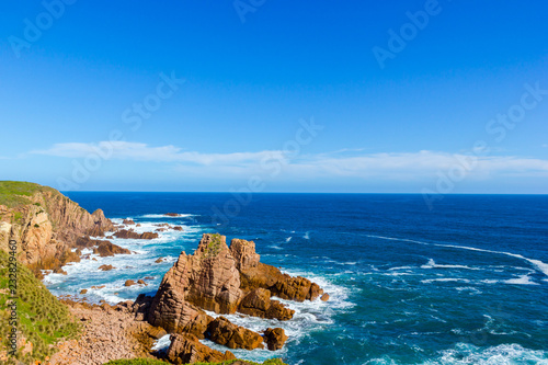 Foto view from the pinnacles lookout, philip island, victoria, australia