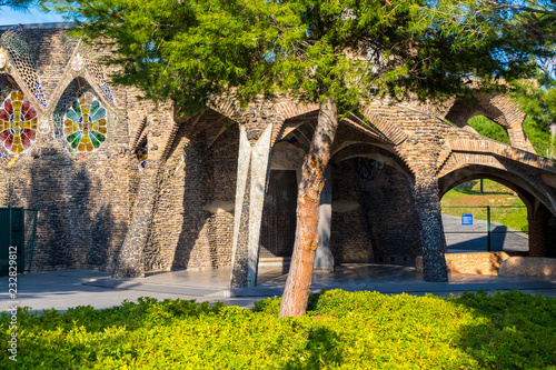 Bilde på lerret Colonia Guell in Barcelona, Catalonia, Spain.