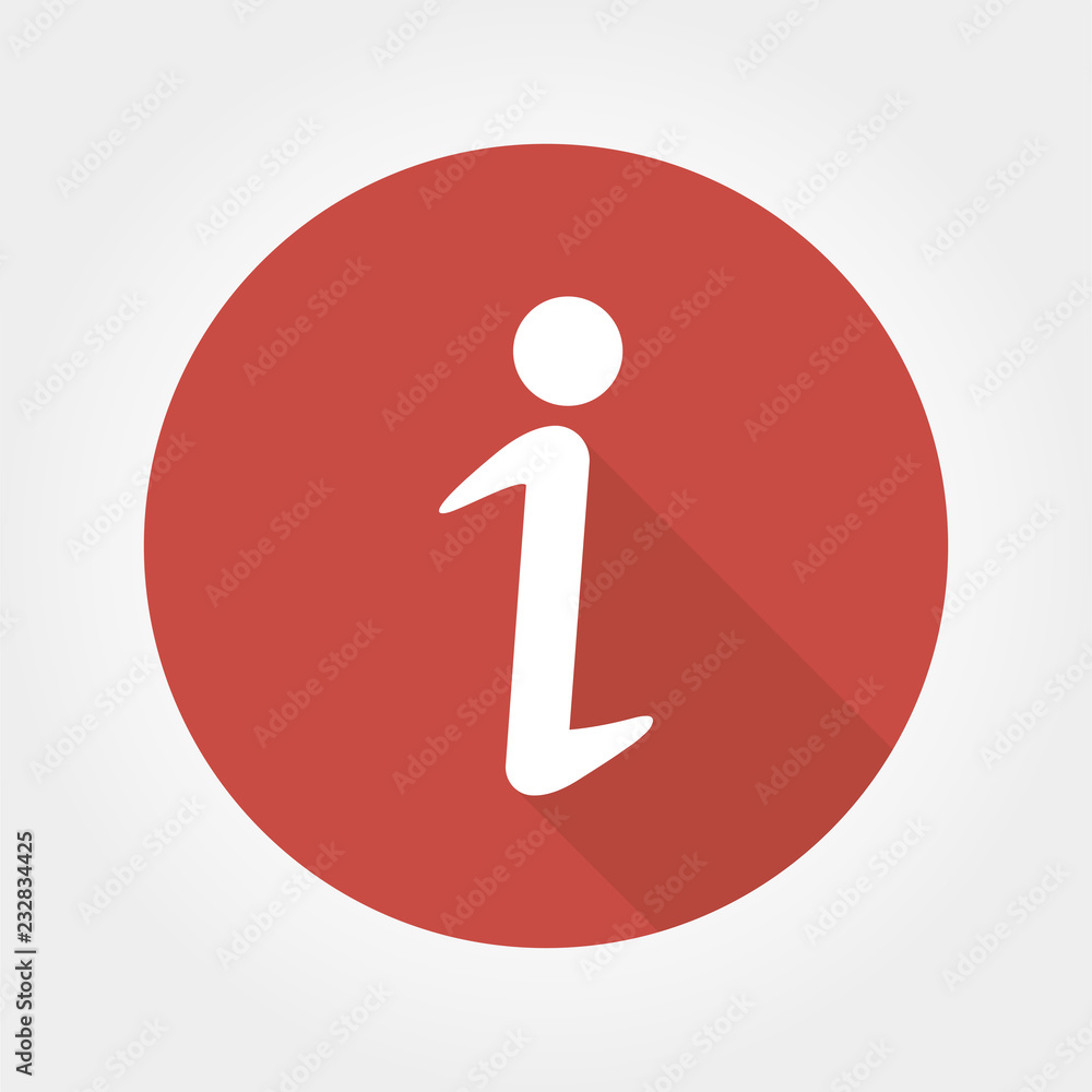 Information sign icon. Info button symbol.Flat design. Information sign icon. Info button symbol.Flat design.