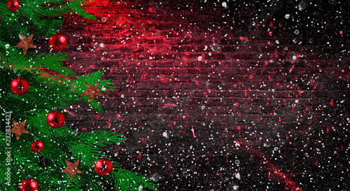Christmas background. Snack...