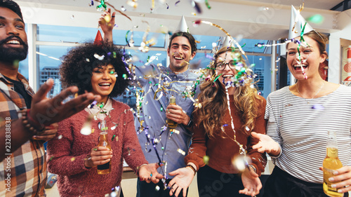 Photography Business colleagues enjoying a party