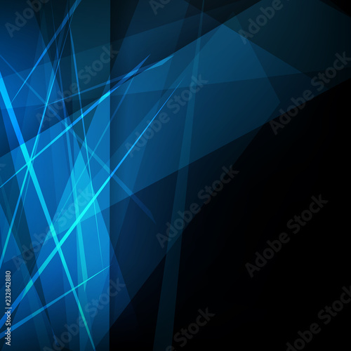 Abstract background with bright colored lines. Geometric vector illustration.
