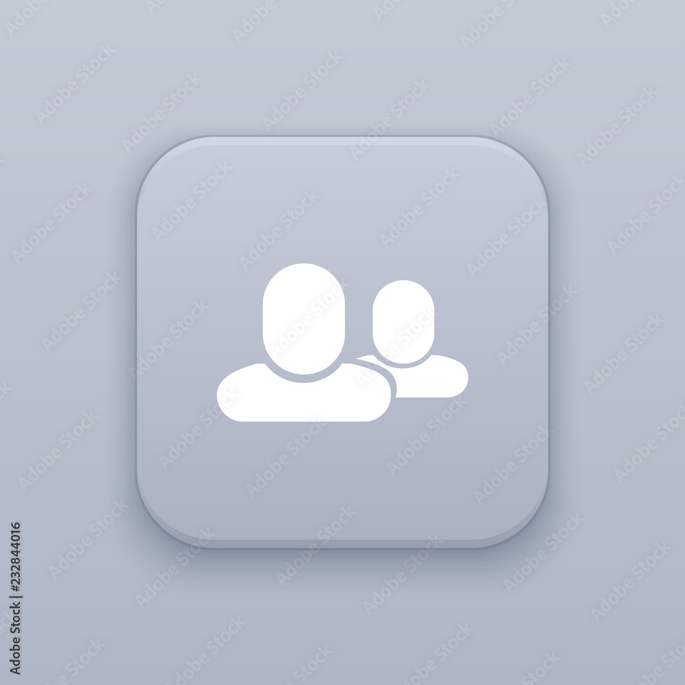 People, partnership button, best vector People, partnership button, best vector