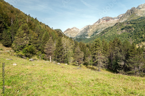 Mountains in the Benasque valley in the Pyrenees