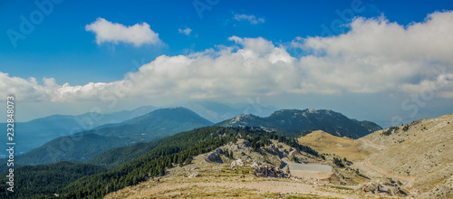 high top of mountain nature scenery landscape panorama view 