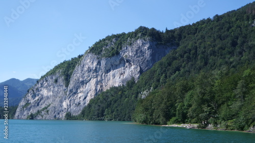 Beautiful view of the rock above the lake © sentio_art