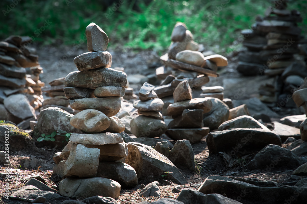 Stone piles Stone piles