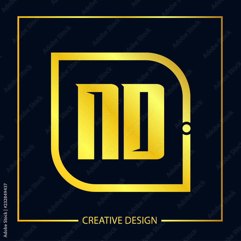 Initial Letter ND Logo Template Design Initial Letter ND Logo Template Design