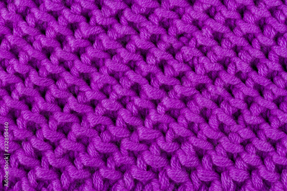 texture knitting closeup threads background Violet
