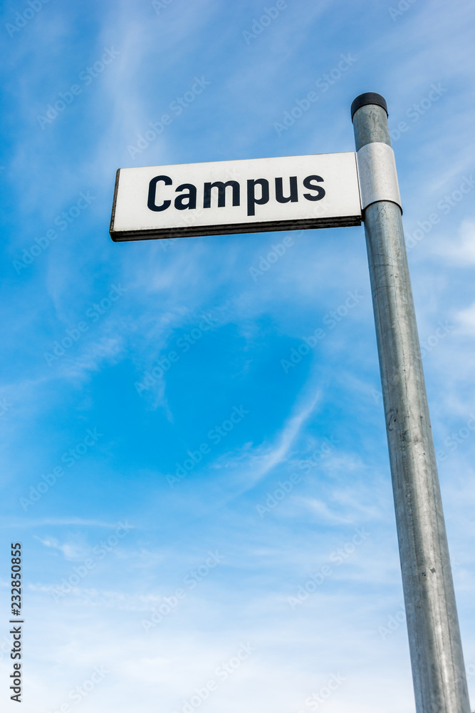 Fototapeta premium Campus Sign