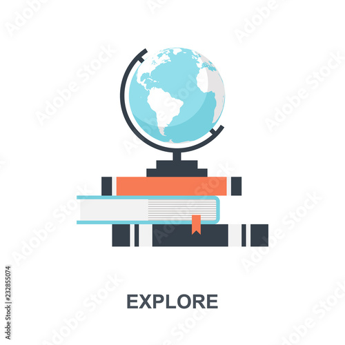 Explore icon concept