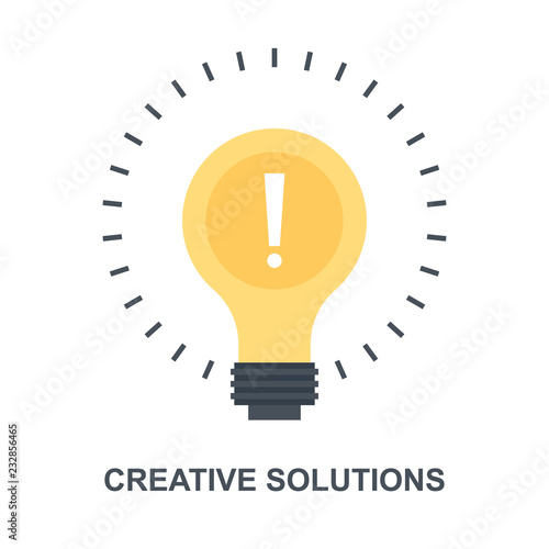 Creative Solutions icon concept