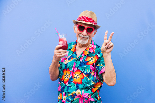 Photography Eccentric senior man portrait